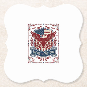 Patriottische Halloween Vector Grafische T-shirt Kartonnen Onderzetters