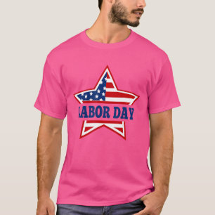 Patriottische Happy Labourdag God zegene Amerikaan T-shirt