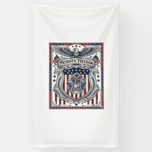 Patriottische Hars Spandoek (Verticaal)