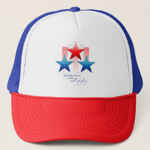 Patriottische Held Muur van Roem, Dank U Militair Trucker Pet