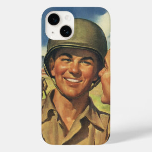  patriottische helden, militaire Mannen Case-Mate iPhone 14 Hoesje