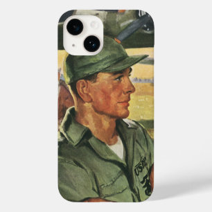  patriottische helden, militaire Mannen in uniform Case-Mate iPhone 14 Hoesje
