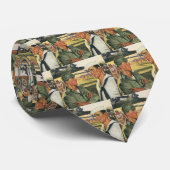  patriottische helden, militaire Mannen in uniform Stropdas (Opgerold)