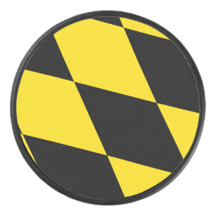 Patriottische hockeypuck met vlag van München Hockey Puck