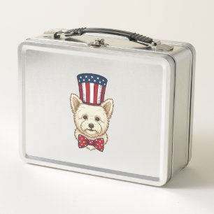 Patriottische Hond Hoed Vintage Vector Design_1