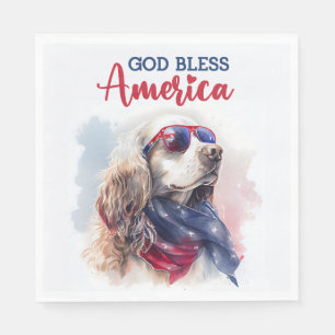 Patriottische Hond-Spaniel Servet