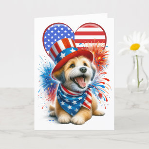 Patriottische Hondenkaart Kaart