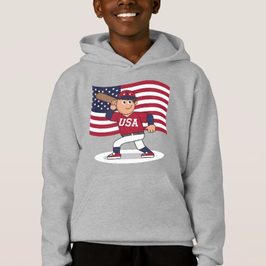 patriottische honkbalspeler (Voorkant)
