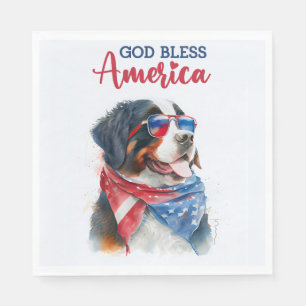 Patriottische Hound-Bernese Servet