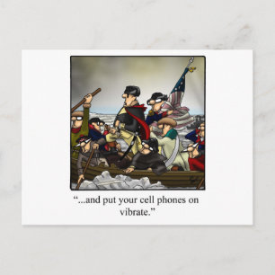 Patriottische Humoristische Cartoon Gift! Briefkaart