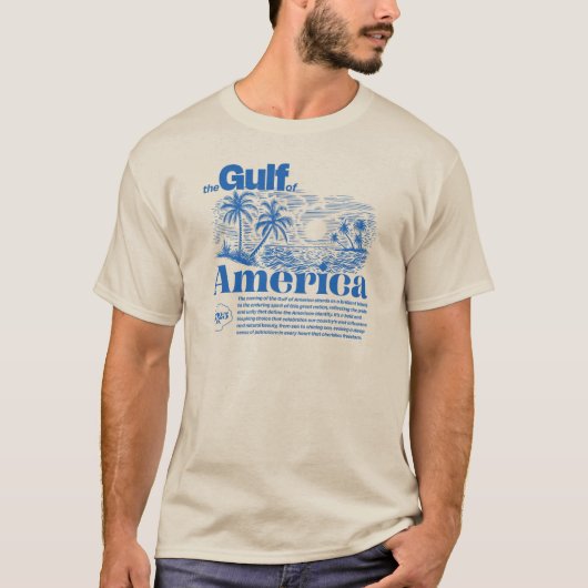 Patriottische Inspirerend Golf van Amerika T-shirt (Voorkant)