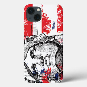 Patriottische iPad-draagtas iPhone 13 Hoesje