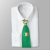 Patriottische IRISH FLAG John 3:16 Scripture Stropdas (Gebonden)