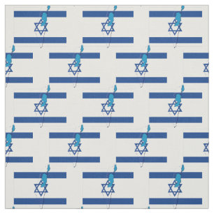 Patriottische Israël VLAG Kaart Omtrek Stof