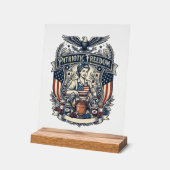 Patriottische Jam Maker Acryl Bord (Hoek)