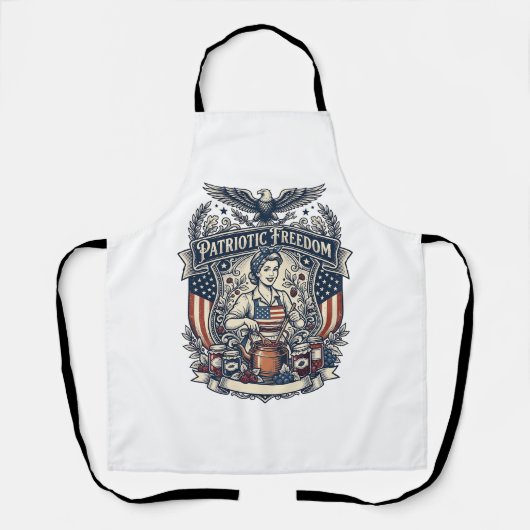Patriottische Jam Maker Schort (Voorkant)