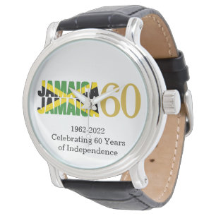 Patriottische JAMAICA 60e Jubileum Onafhankelijkhe Horloge