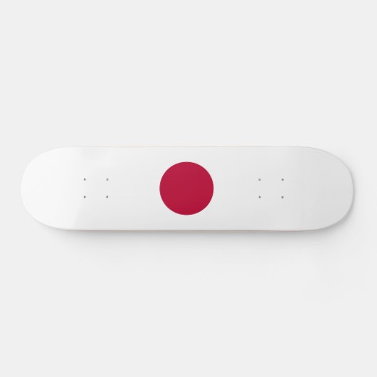 Patriottische Japanse vlag Skateboard (Horizontaal)