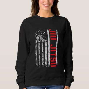 Patriottische Jiu Jitsu Amerikaanse vlag Braziliaa Trui