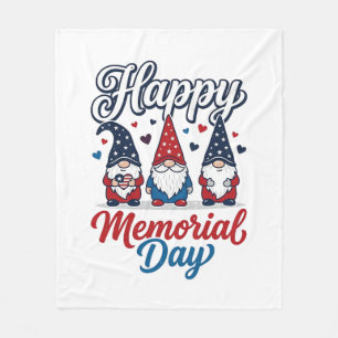 Patriottische Kabouter Fijne Herdenkingsdag Vintag Fleece Deken