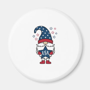 Patriottische Kabouter USA Ster Vector Shirt Ontwe Magneet
