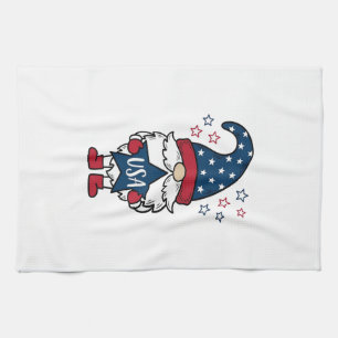 Patriottische Kabouter USA Ster Vector Shirt Ontwe Theedoek