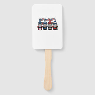 Patriottische Kabouter Verpleegster Vector Vintage Handwaaier