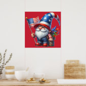 Patriottische Kabouterposter Poster (Keuken)
