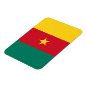 Patriottische Kameroense vlag Magneet (Linkerzijde)