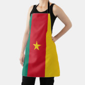 Patriottische Kameroense vlag Schort (Insitu)