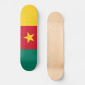 Patriottische Kameroense vlag Skateboard (Voorkant)