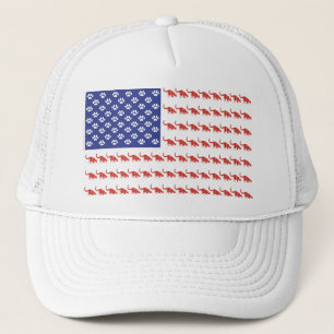 Patriottische kat/Verenigde Staten Trucker Pet