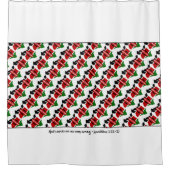 Patriottische KENYA FLAG  scripts Douchegordijn (Voorkant)