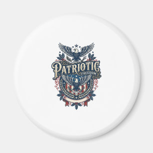 Patriottische Kerst Vector Grafische T-shirt (2) Magneet