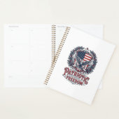 Patriottische Kerst Vector Grafische T-shirt Planner (Display)