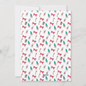 Patriottische kerstfoto feestdagenkaart (Achterkant)