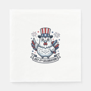Patriottische Kip 4 juli Viering T-Shirt Des Servet