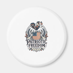 Patriottische Kippenhouder Vector Grafische T-shir Magneet