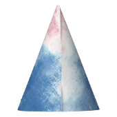 Patriottische kleurstof rode blauwblauwe partij feesthoedjes (Achterkant)