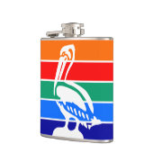 Patriottische kolf met vlag van Sint-Petersburg Heupfles (Links)