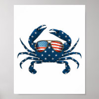 Patriottische Krab - 4 juli Amerikaanse schaaldier