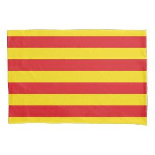 Patriottische Kussensloop met Catalaanse vlag