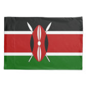 Patriottische Kussensloop met vlag van Kenia (Achterkant)