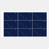 Patriottische labels met vlag van Alaska State, Ve (Vel)