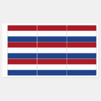 Patriottische labels met vlag van Nederland