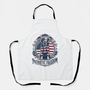 Patriottische Labradors Retriever Vector Grafische Schort