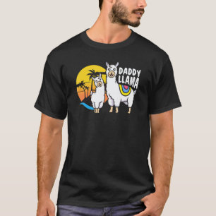 Patriottische Lama 4 juli voor mannen vrouwen dier T-shirt