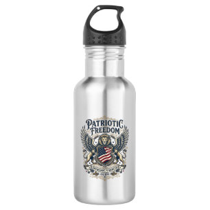 Patriottische Leeuw Arend Bewaker Dier Hybride Pat Waterfles