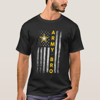 Patriottische Leger Broeder Verenigde Staten Vlag T-shirt