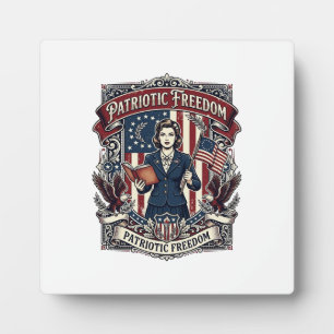 Patriottische Leraar Vector Grafische T-shirt_1 Fotoplaat